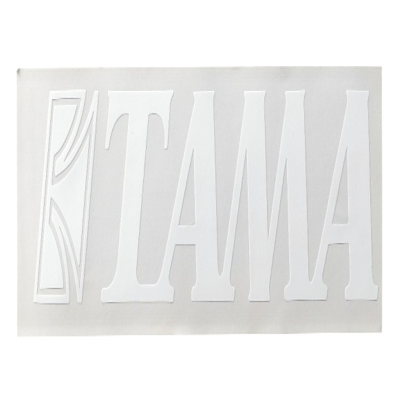 Tama TLS100WH TAM LOGO STICKER WHITE