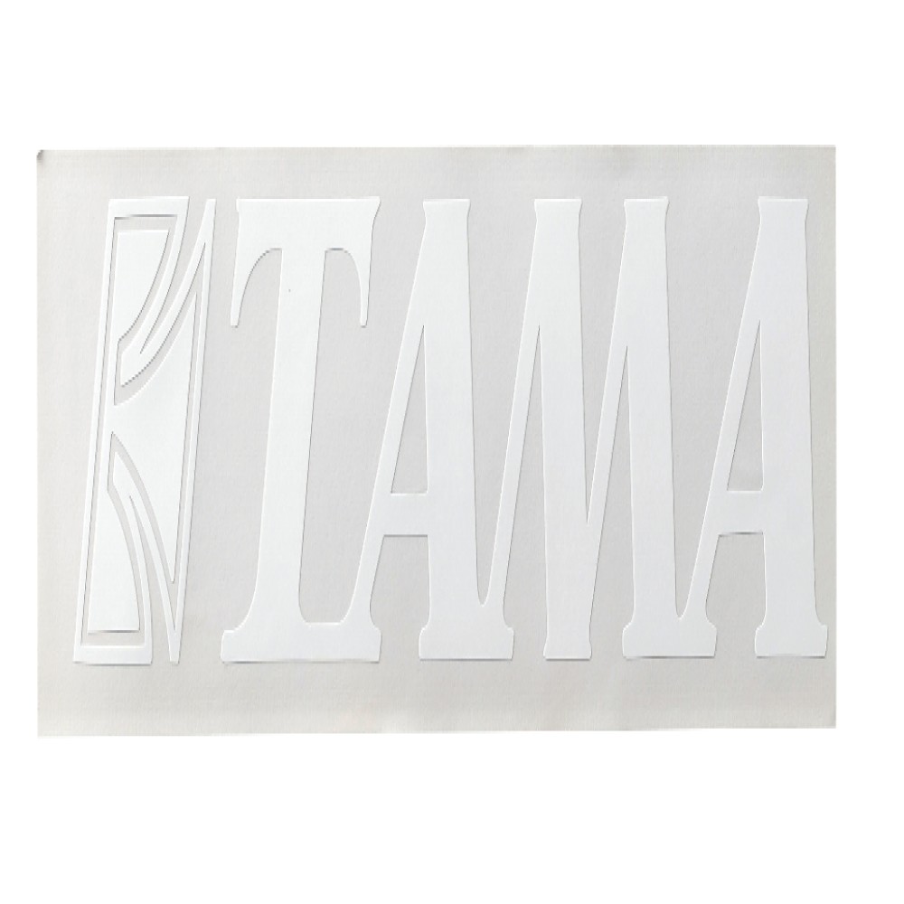 Tama TLS100WH TAM LOGO STICKER WHITE