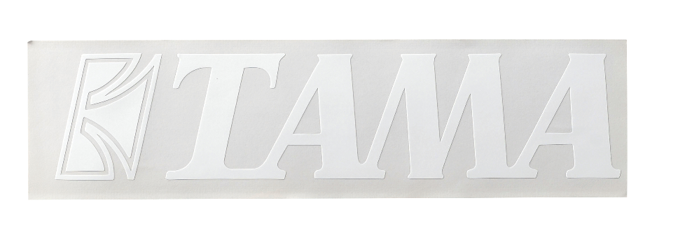 Tama TLS100WH TAM LOGO STICKER WHITE