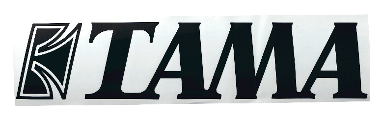 Tama TLS120BK TAM LOGO STICKER BLACK
