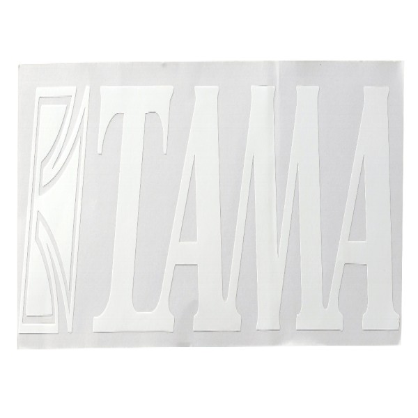 Tama TLS120WH TAM LOGO STICKER WHITE