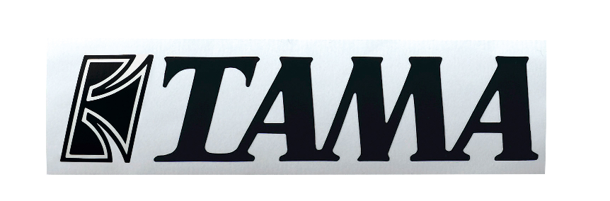Tama TLS70BK TAM LOGO STICKER BLACK