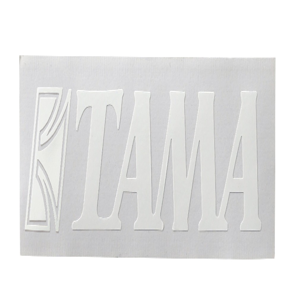 Tama TLS70WH TAM LOGO STICKER WHITE