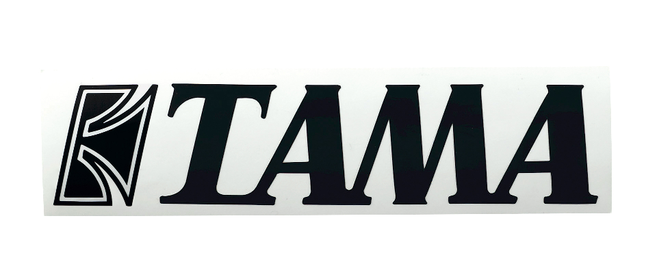 Tama TLS80BK TAM LOGO STICKER BLACK