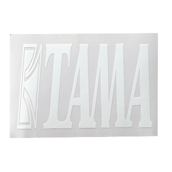 Tama TLS80WH TAM LOGO STICKER WHITE