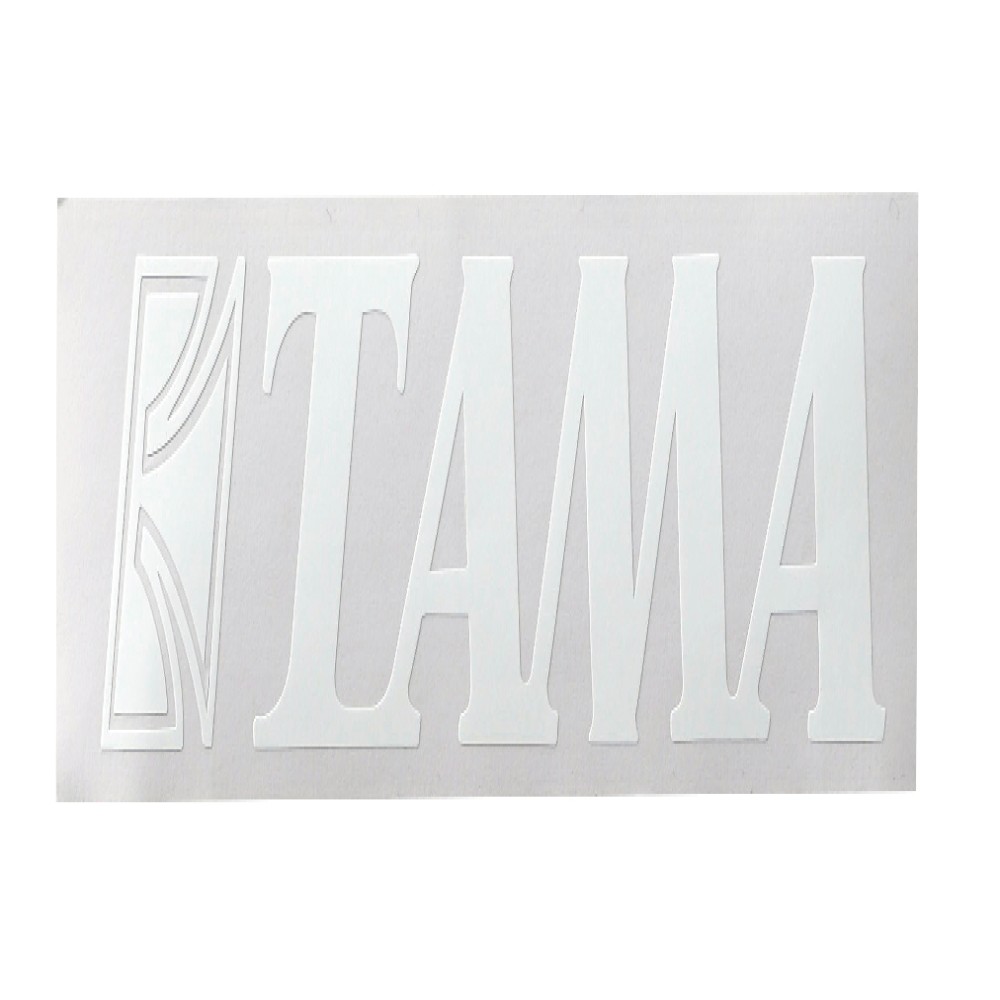 Tama TLS80WH TAM LOGO STICKER WHITE