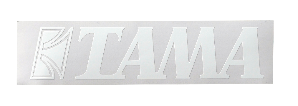 Tama TLS80WH TAM LOGO STICKER WHITE