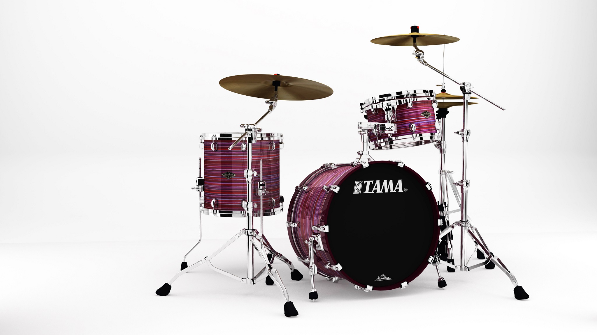 Tama WBS30RS-LPO TAM SC WALNUT BIRCH 3PC SHELL KIT