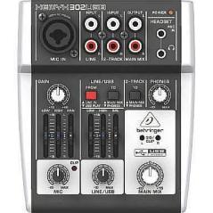 BEHRINGER XENYX 302 USB - mixer compatto 1 XLR e USB