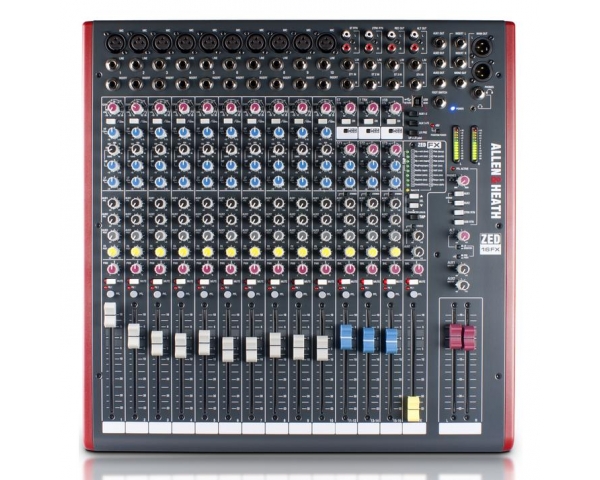 ALLEN   HEATH ALLEN&HEATH ZED16FX MIXER PASSIVO + 3 CANALI STEREO + EQUALIZZATORE 3 BANDE + 10 INGRESSI MICROFONO - LINEA MONO