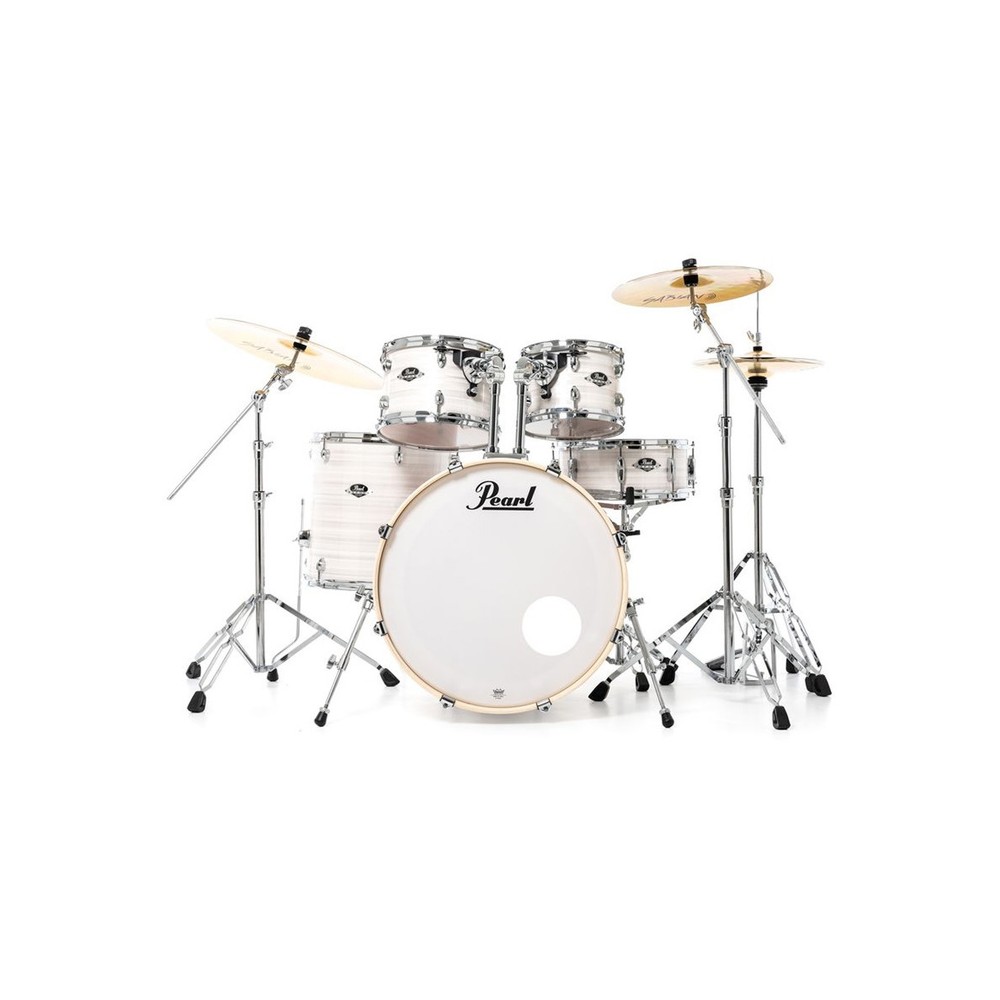 PEARL EXX725SBR/C777 Export Fusion 22" Slipstream White - BATTERIA ACUSTICA 5 PEZZI CON HARDWARE E PIATTI SABIAN