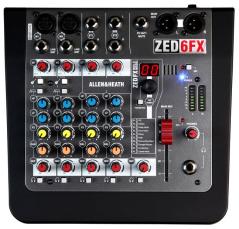 ALLEN   HEATH ALLEN & HEATH ZED6FX MIXER ANALOGICO 6 CANALI 6 INPUT CON EFFETTI ZED-6-FX