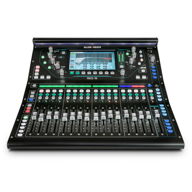 ALLEN   HEATH ALLEN&HEATH SQ5 MIXER DIGITALE 48 CANALI 36 BUS 17 FADER CON SCHERMO TOUCH DA 7"