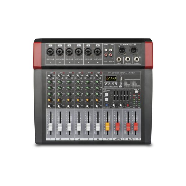 GLEMM Mixer microfonico 8 canali