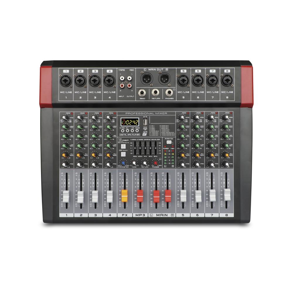 GLEMM Mixer microfonico 10 canali