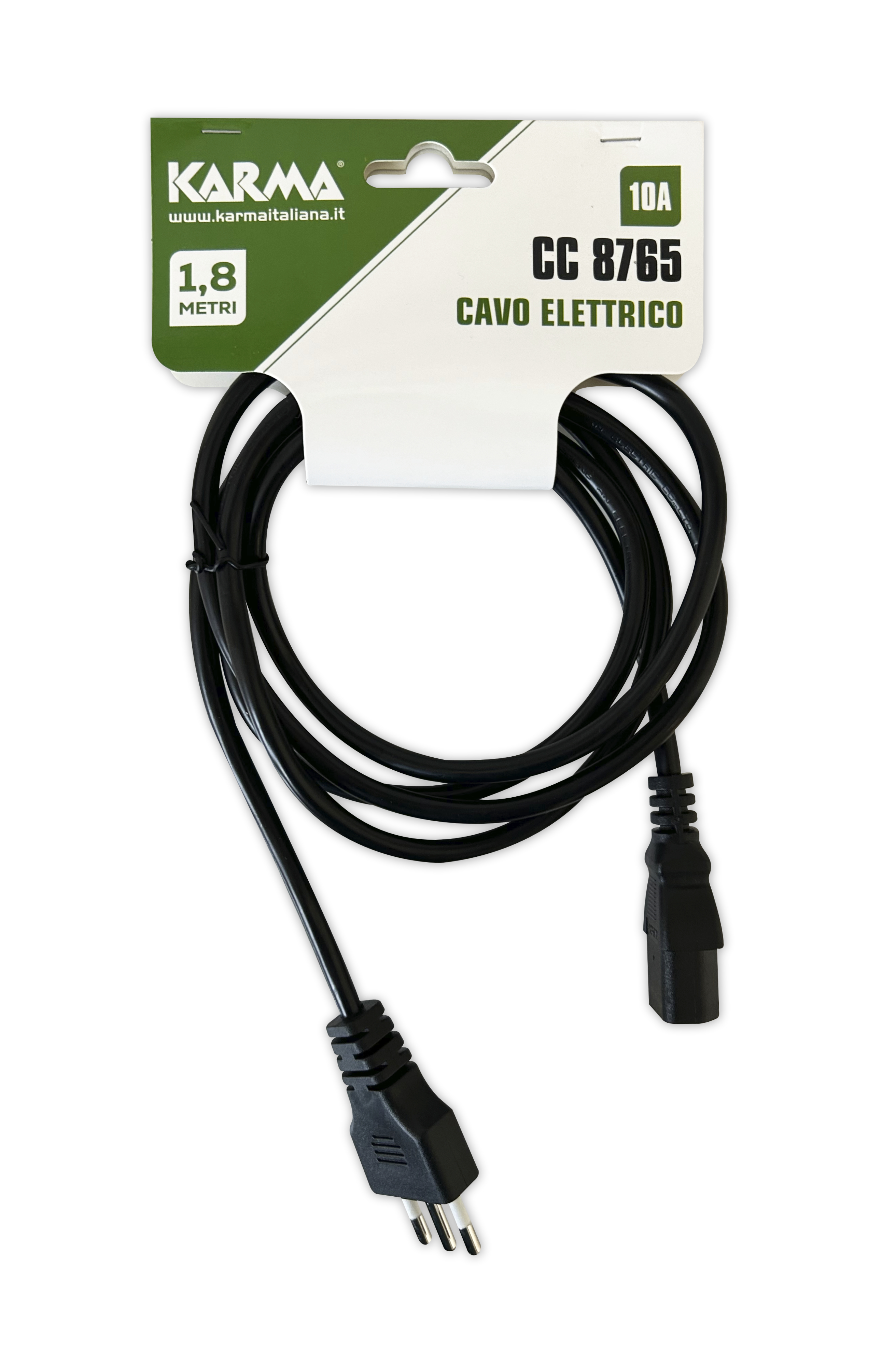KARMA Cavo elettrico 1,8mt per computer