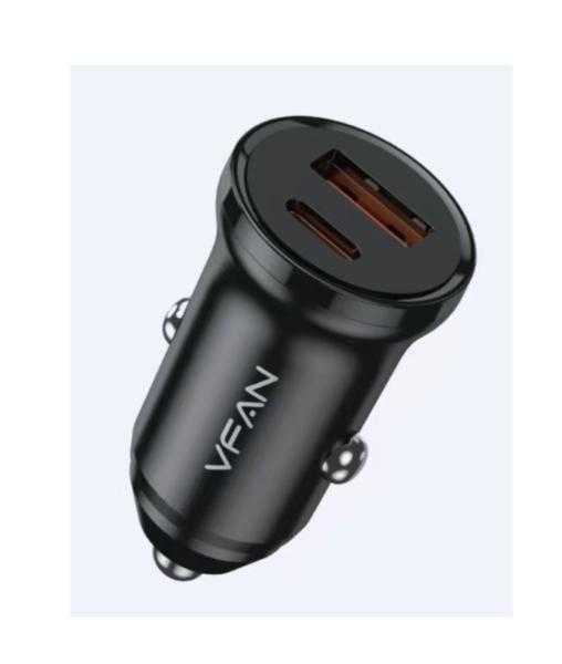 VIPFAN Caricatore da auto USB TYPE C 20W