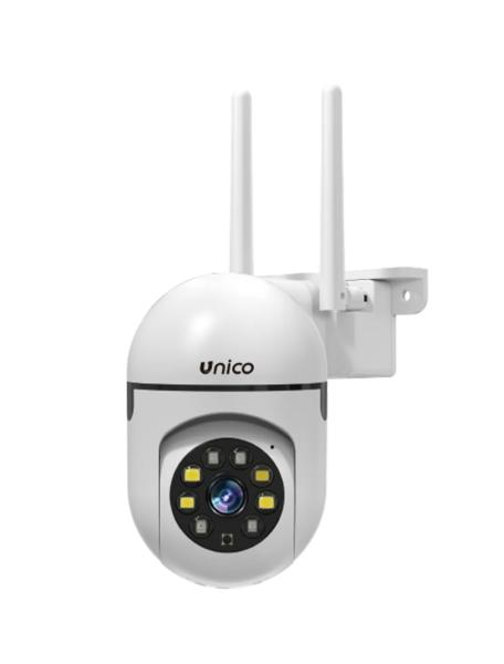 UNICO Telecamera da parete con doppia luce