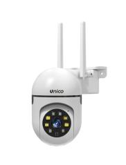 UNICO Telecamera da parete con doppia luce