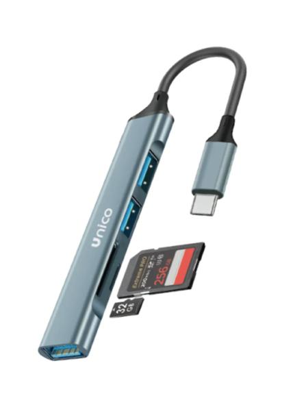 UNICO Adattatore Tipo-C 5 in 1