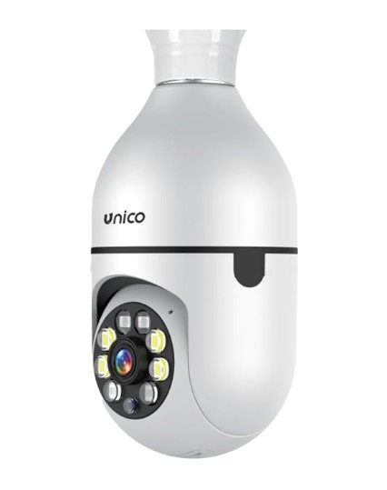 Unico Telecamera wireless con presa a lampadina