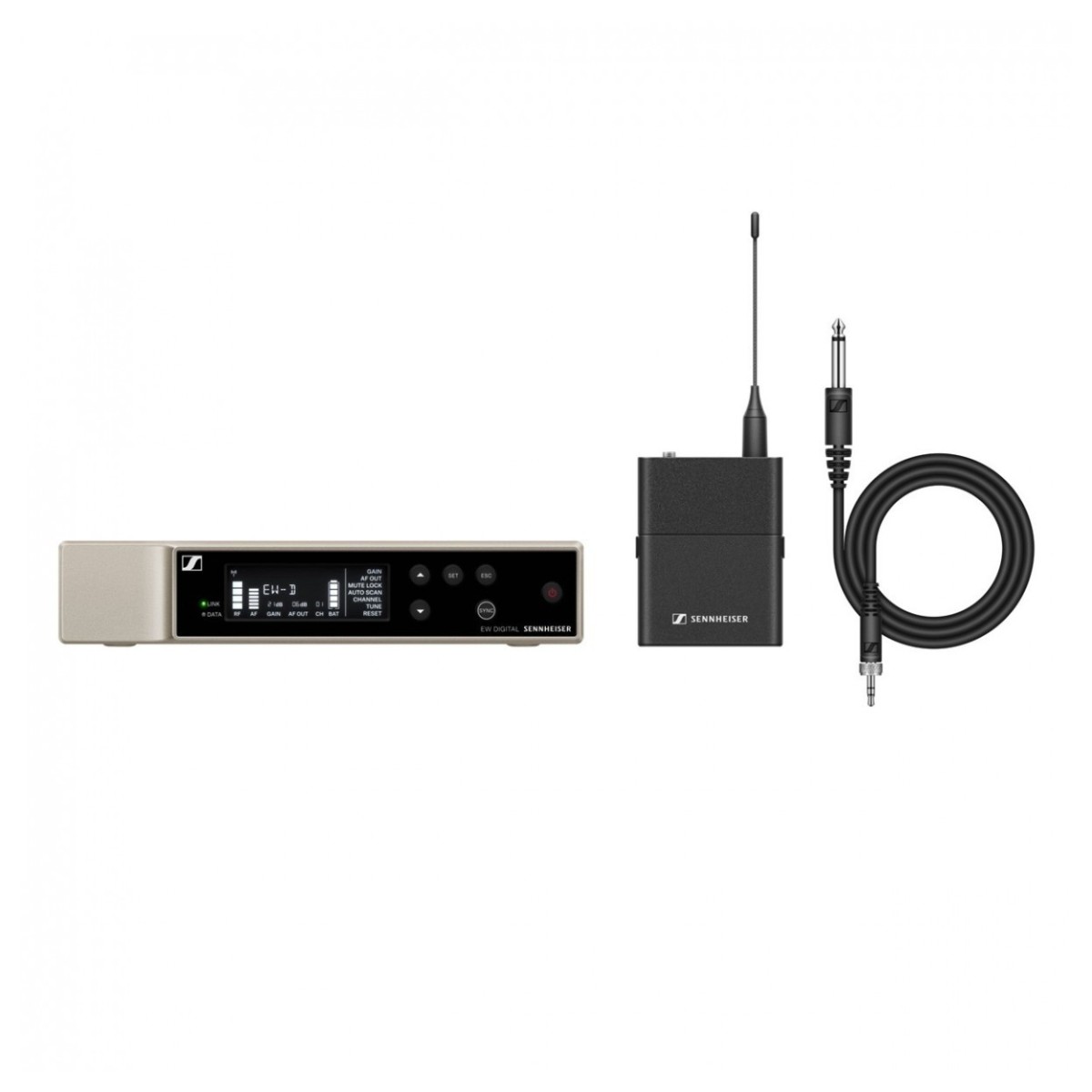 SENNHEISER EW-D CI1 SET KIT WIRELESS CON RICEVITORE FISSO TRASMETTITORE BODYPACK E CAVO STRUMENTO (S1-7: 606 2 - 662MHz)