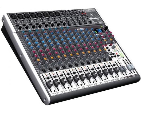 BEHRINGER XENYX X2222USB MIXER PASSIVO 22 INGRESSI CON EFFETTI 24 BIT 8 COMPRESSORI + INTERFACCIA AUDIO USB EX-DEMO