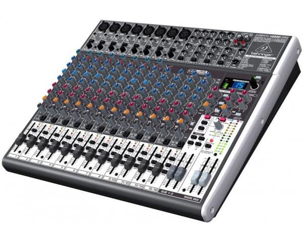 BEHRINGER XENYX X2222USB MIXER PASSIVO 22 INGRESSI CON EFFETTI 24 BIT 8 COMPRESSORI + INTERFACCIA AUDIO USB EX-DEMO