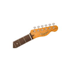 Squier Classic Vibe Baritone Custom Telecaster, Laurel Fingerboard, Parchment Pickguard, Purple Sparkle