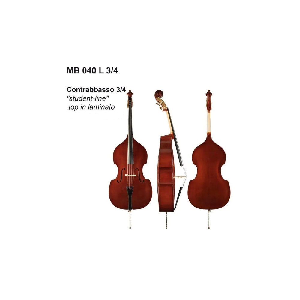 DAM MB040L34 Contrabbasso 3/4 da studio + BORSA
