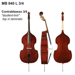 DAM MB040L34 Contrabbasso 3/4 da studio + BORSA