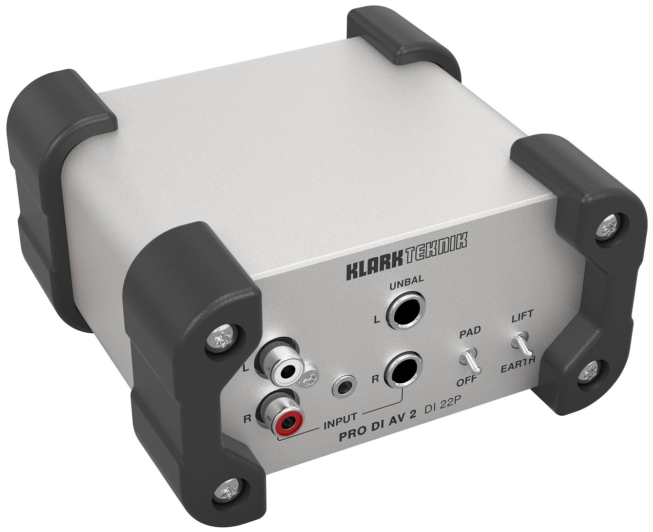 KLARK TEKNIK DI-22P DI-BOX PASSIVA STEREO TRASFORMATORI MIDAS CONNETTORI NEUTRIK