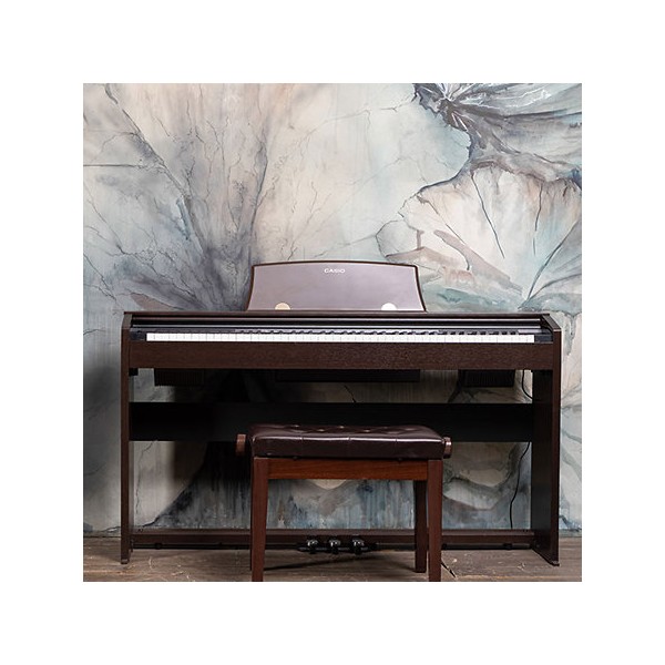 Casio PX-770 BN Privia – Pianoforte Digitale 88 Tasti Pesati in Finitura Legno Brown