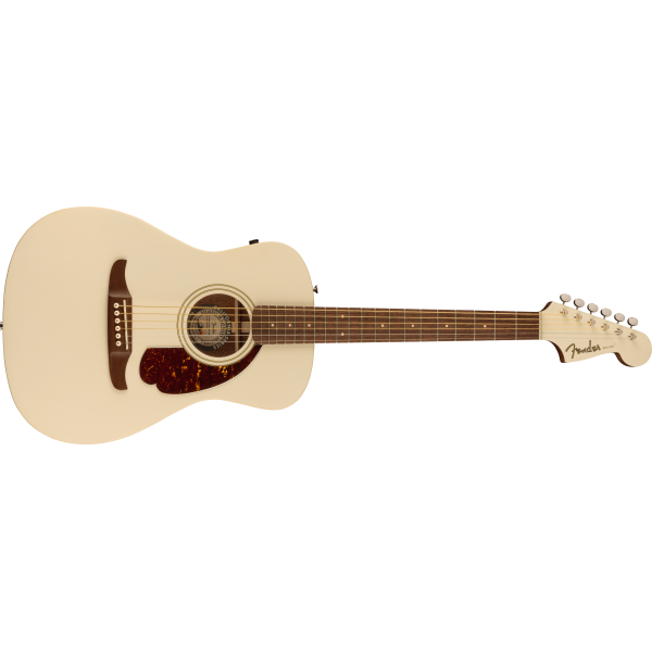 Fender Malibu Player, Walnut Fingerboard, Tortoiseshell Pickguard, Olympic White