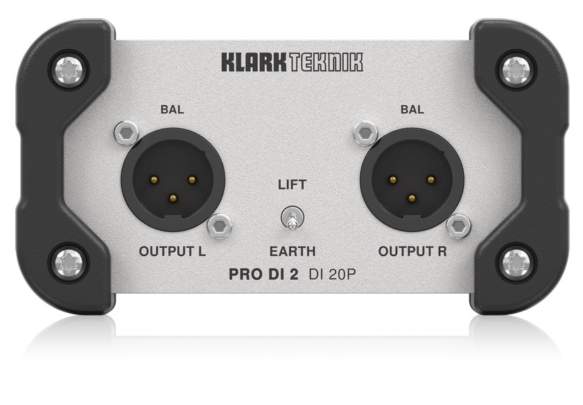 KLARK TEKNIK DI-20P DI-BOX PASSIVA STEREO TRASFORMATORI MIDAS USCITA MONO SOMMATA