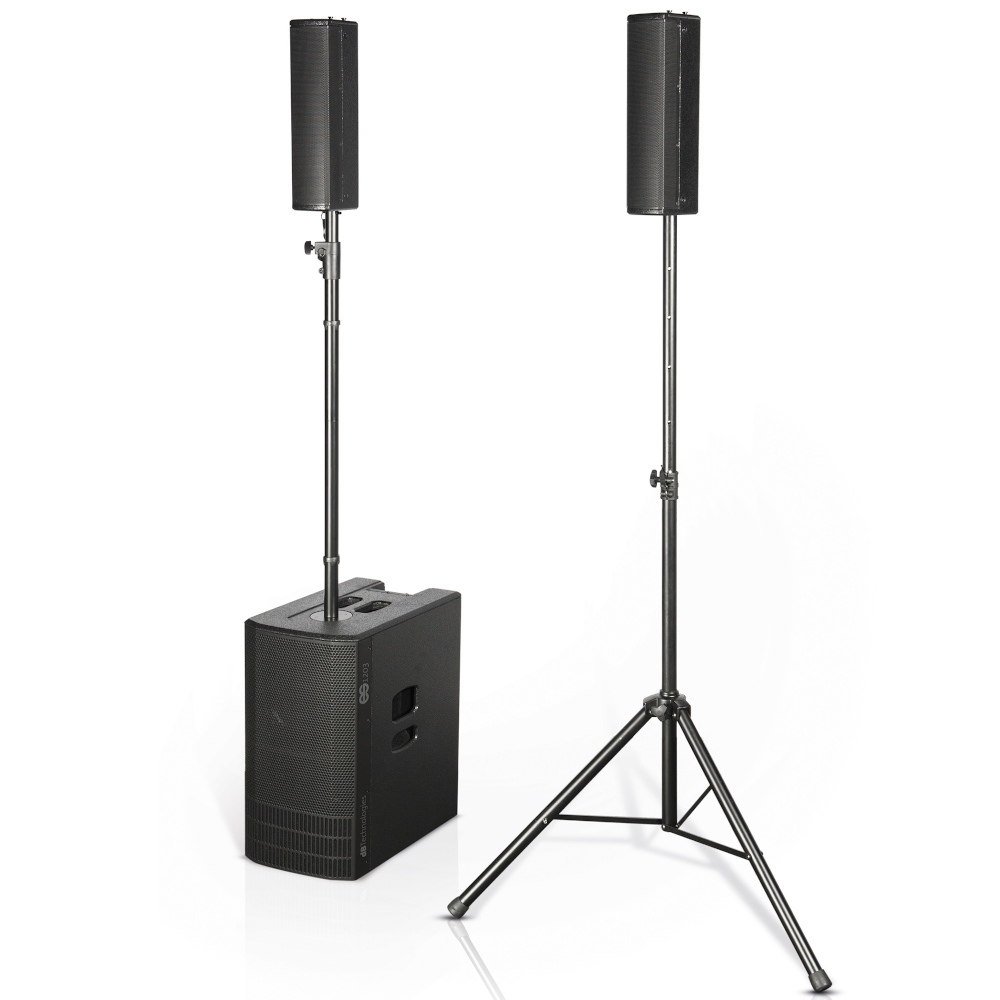 DB TECHNOLOGIES DB ES1203 SISTEMA AUDIO STEREO BLUETOOTH CON 2 SATELLITI + SUBWOOFER TRIAMPLIFICATO 2400W