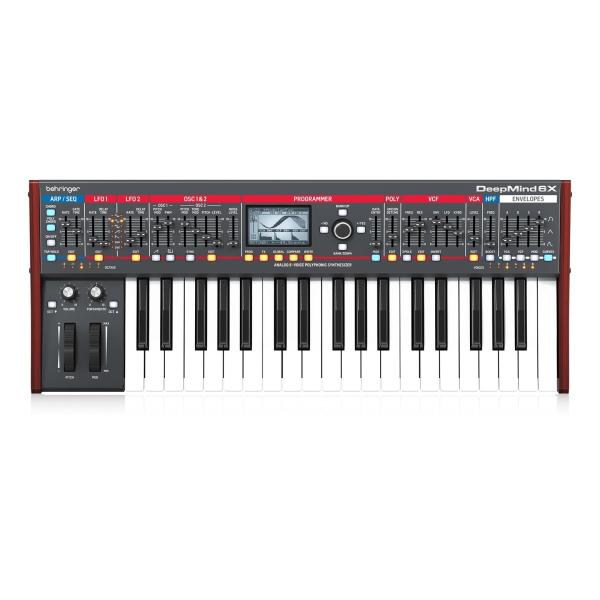BEHRINGER DEEPMIND 6X SINTETIZZATORE ANALOGICO 6 VOCI 37 TASTI SEMIPESATI