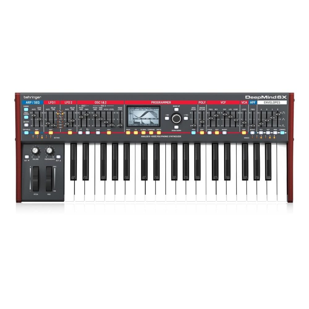 BEHRINGER DEEPMIND 6X SINTETIZZATORE ANALOGICO 6 VOCI 37 TASTI SEMIPESATI