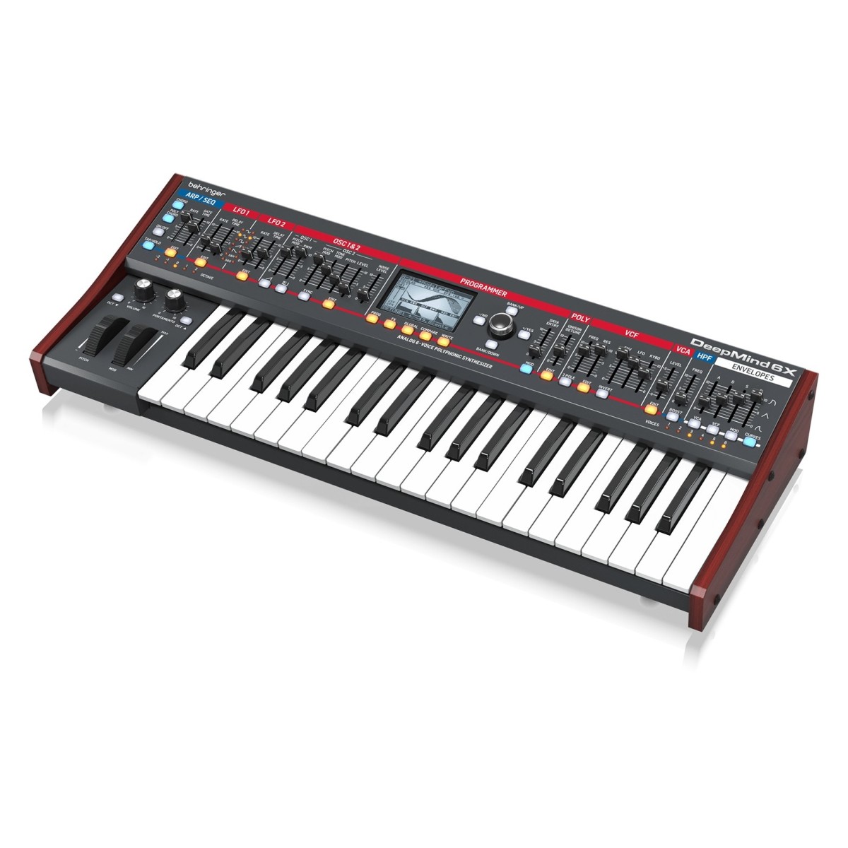 BEHRINGER DEEPMIND 6X SINTETIZZATORE ANALOGICO 6 VOCI 37 TASTI SEMIPESATI