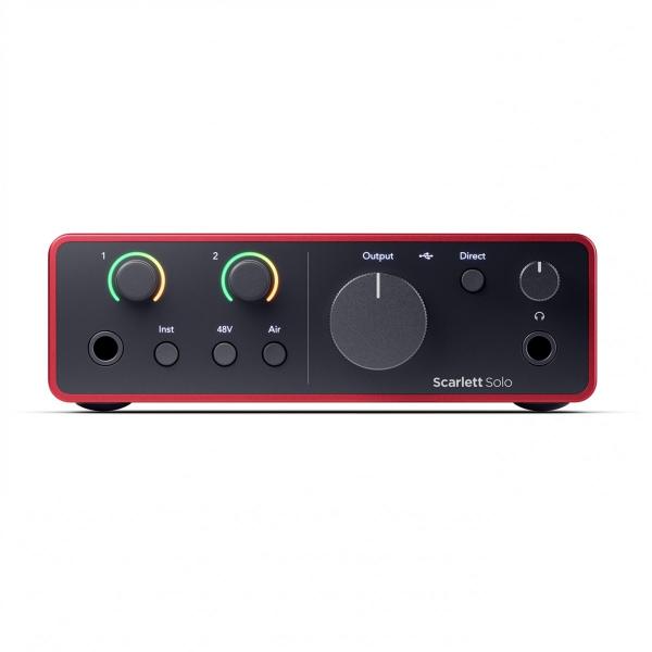 FOCUSRITE SCARLETT SOLO INTERFACCIA AUDIO USB 2 IN 2 OUT SCHEDA AUDIO QUARTA GENERAZIONE ( 4TH GEN ) GENERATION MKIV
