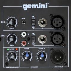 GEMINI AS2110P CASSA ATTIVA 2 VIE 1000W PICCO WOOFER 10" 2CANALI EQ2 BANDE