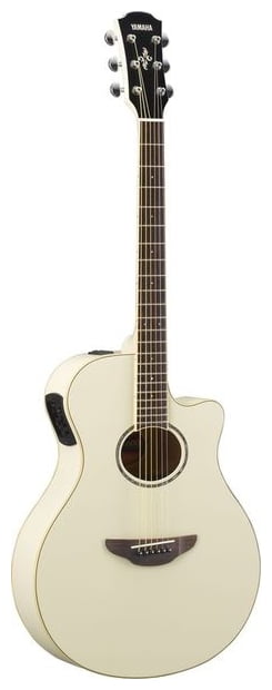 YAMAHA APX600 VW CHITARRA ACUSTICA ELETTRIFICATA SPALLA MANCANTE VINTAGE WHITE