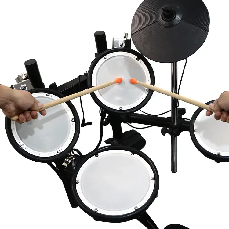 HEBIKUO DJ-11 PORTA BACCHETTE BATTERIA IN RETE CON AGGANCIO PER ASTA COLORE NERO