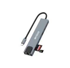 UNICO Adattatore 8 in 1 con spina TypeC