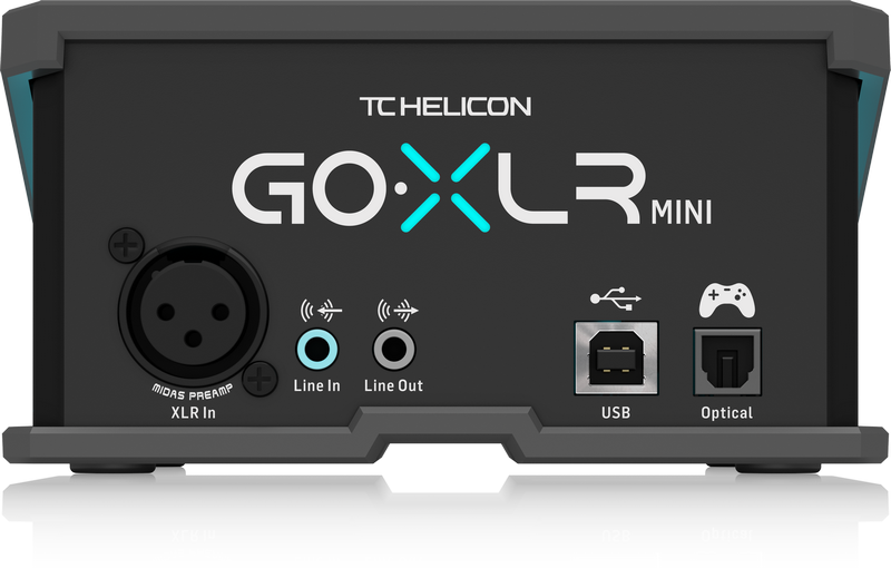 TC HELICON GO-XLR MINI MIXER DI TRASMISSIONE ONLINE CON INTERFACCIA AUDIO USB E PREAMPLIFICATORI MIDAS EX-DEMO
