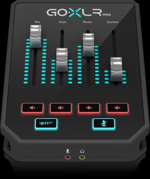 TC HELICON GO-XLR MINI MIXER DI TRASMISSIONE ONLINE CON INTERFACCIA AUDIO USB E PREAMPLIFICATORI MIDAS EX-DEMO
