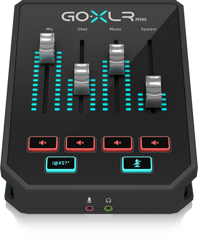 TC HELICON GO-XLR MINI MIXER DI TRASMISSIONE ONLINE CON INTERFACCIA AUDIO USB E PREAMPLIFICATORI MIDAS EX-DEMO