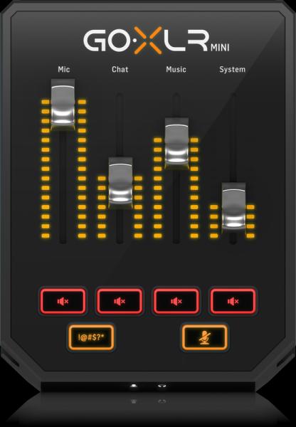 TC HELICON GO-XLR MINI MIXER DI TRASMISSIONE ONLINE CON INTERFACCIA AUDIO USB E PREAMPLIFICATORI MIDAS EX-DEMO