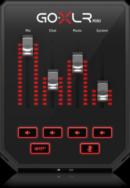 TC HELICON GO-XLR MINI MIXER DI TRASMISSIONE ONLINE CON INTERFACCIA AUDIO USB E PREAMPLIFICATORI MIDAS EX-DEMO