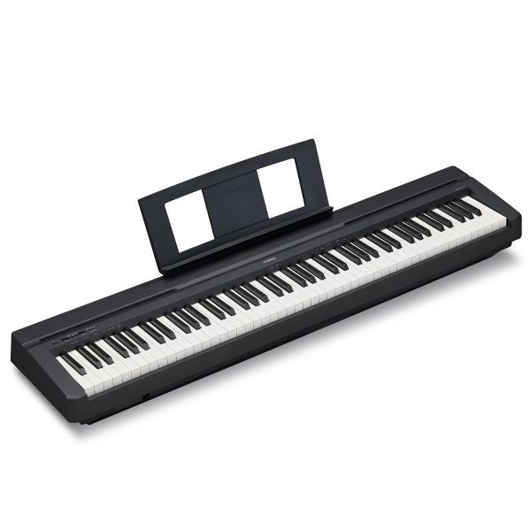 YAMAHA P45 PIANOFORTE DIGITALE 88 TASTI PESATI P-45 STAGE PIANO PEDALE SUSTAIN LEGGIO ALIMENTATORE